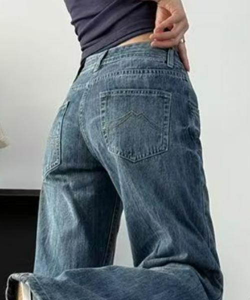 REBALANCE(リバランス)の「セミフレアデニムパンツ(デニムパンツ・レディース・A・LARGE/MEDIUM/SMALL)」の4枚目の写真