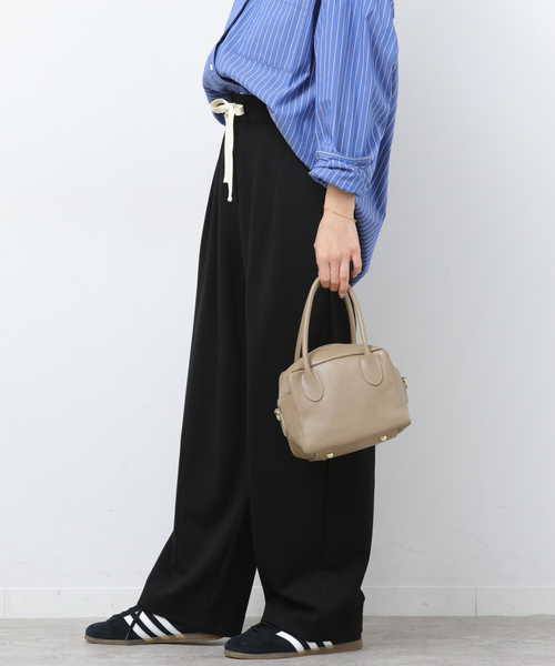 JOURNAL STANDARD relume(ジャーナルスタンダード レリューム)の「コクーンシルエットジャージーパンツ(その他パンツ・レディース・チャコールグレー/ブラック・FREE)」の8枚目の写真