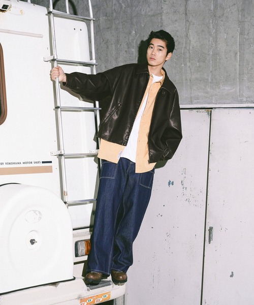 niko and...（ニコアンド）の「[niko and ...JEANS]DENIM BUSH PANTS（デニムパンツ・メンズ・オフホワイト/インディゴブルー・LARGE/MEDIUM）」の10枚目の写真