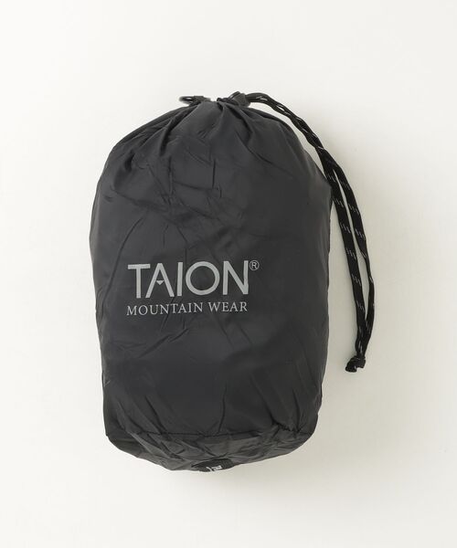 TAION（タイオン）の「MOUNTAIN VOLUME HOOD DOWN JACK TAION-106VZMT（ブルゾン・メンズ・ブラック/グレー・SMALL/MEDIUM/LARGE/X-LARGE）」の5枚目の写真