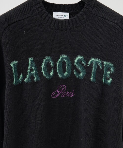 LACOSTE(ラコステ)の「【LACOSTE / ラコステ】ブランドネームロゴシャギーニッティングセーター(ニット/セーター・メンズ・ホワイト/ブラック・L/M)」の9枚目の写真