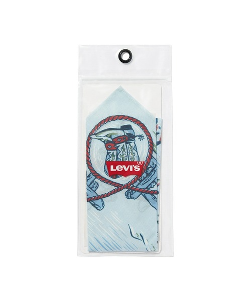 Levi's（リーバイス）の「Levi's/リーバイス サドルマン バンダナ（バンダナ/スカーフ・メンズ・ライトブルー・OS）」の4枚目の写真