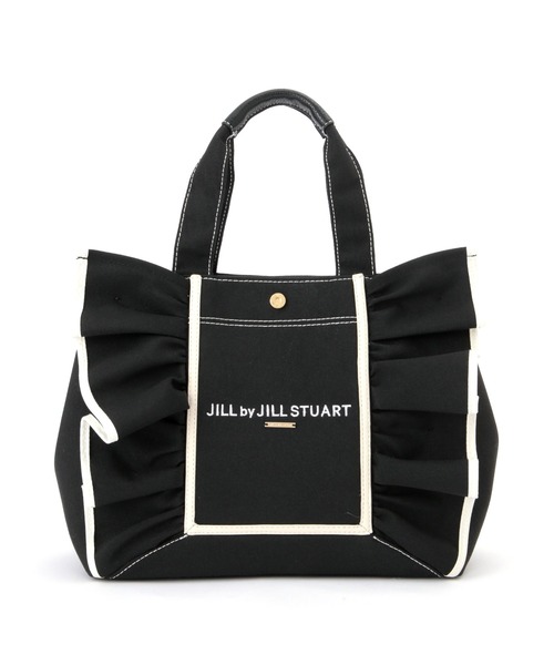 JILL by JILL STUART(ジルバイジルスチュアート)の「フレームフリルトート大(トートバッグ・レディース・ピンク/ホワイト/ブラック/ホワイト系その他・FREE)」の10枚目の写真