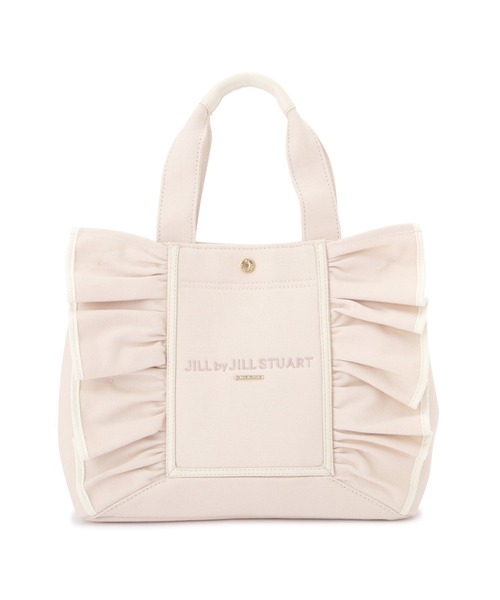 JILL by JILL STUART(ジルバイジルスチュアート)の「フレームフリルトート大(トートバッグ・レディース・ピンク/ホワイト/ブラック/ホワイト系その他・FREE)」の11枚目の写真