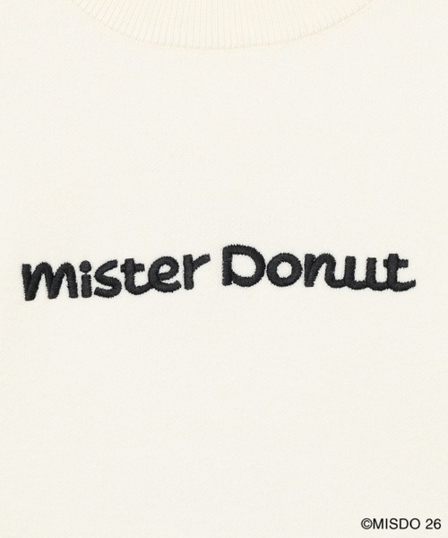 LEPSIM(レプシィム)の「【Mister Donut】12ゲージドーナツプルオーバー 627321(ニット/セーター・レディース・アイボリー/ブラック・FREE)」の4枚目の写真