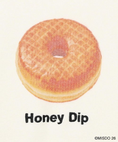 LEPSIM(レプシィム)の「【Mister Donut】12ゲージドーナツプルオーバー 627321(ニット/セーター・レディース・アイボリー/ブラック・FREE)」の5枚目の写真