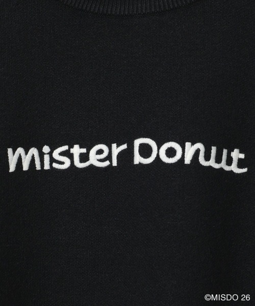 LEPSIM(レプシィム)の「【Mister Donut】12ゲージドーナツプルオーバー 627321(ニット/セーター・レディース・アイボリー/ブラック・FREE)」の6枚目の写真