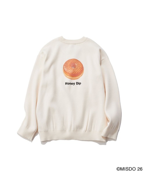 LEPSIM(レプシィム)の「【Mister Donut】12ゲージドーナツプルオーバー 627321(ニット/セーター・レディース・アイボリー/ブラック・FREE)」の19枚目の写真