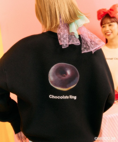 LEPSIM(レプシィム)の「【Mister Donut】12ゲージドーナツプルオーバー 627321(ニット/セーター・レディース・アイボリー/ブラック・FREE)」の15枚目の写真