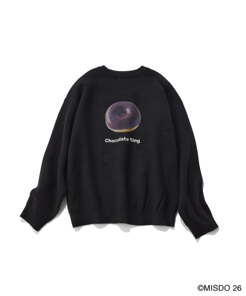 LEPSIM(レプシィム)の「【Mister Donut】12ゲージドーナツプルオーバー 627321(ニット/セーター・レディース・アイボリー/ブラック・FREE)」の22枚目の写真