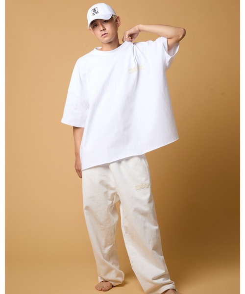 NISHIMOTO IS THE MOUTH（ニシモト イズ ザ マウス）の「WIDE SWEAT PANTS | NISHIMOTO IS THE MOUTH（スウェット・メンズ・ホワイト/ブラック・L/XL/S/M）」の13枚目の写真