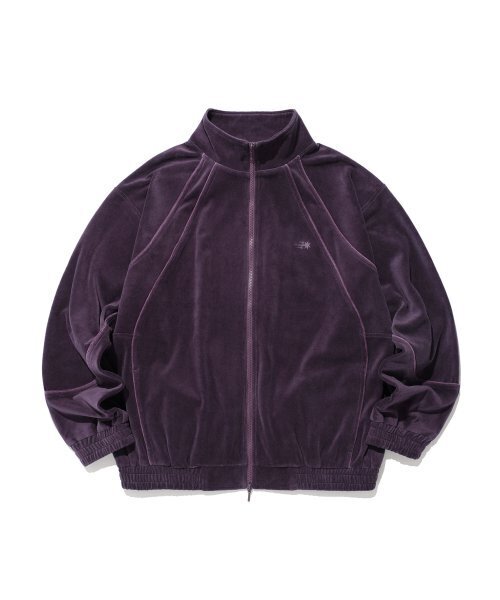 VELOUR TRACK JACKET_PURPLE(NG2DFUB933A)