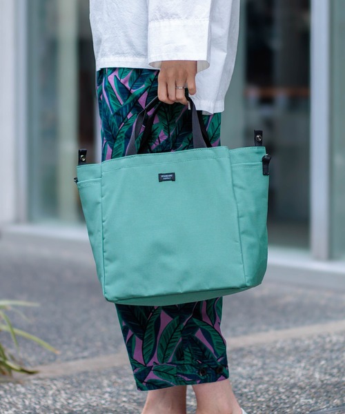 STANDARD SUPPLY（スタンダードサプライ）の「[STANDARD SUPPLY] SIMPLICITY 2WAY FOLD TOTE  / 2ウェイフォールドトート（トートバッグ・レディース・ミント・FREE）」の3枚目の写真