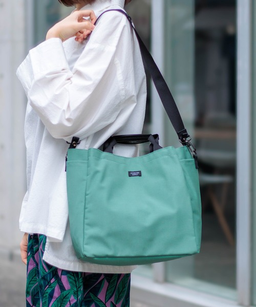 STANDARD SUPPLY（スタンダードサプライ）の「[STANDARD SUPPLY] SIMPLICITY 2WAY FOLD TOTE  / 2ウェイフォールドトート（トートバッグ・レディース・ミント・FREE）」の5枚目の写真