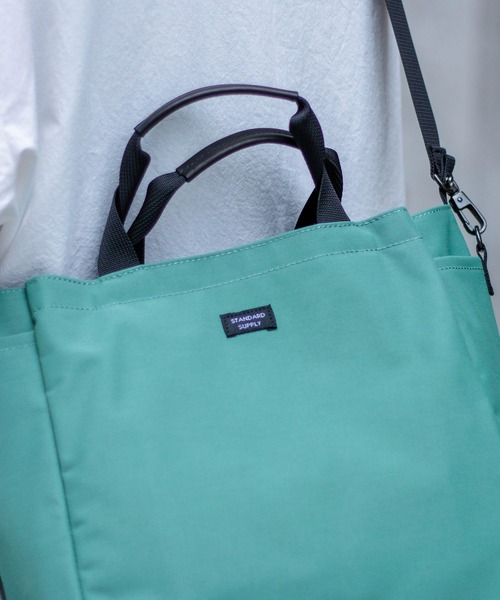 STANDARD SUPPLY（スタンダードサプライ）の「[STANDARD SUPPLY] SIMPLICITY 2WAY FOLD TOTE  / 2ウェイフォールドトート（トートバッグ・レディース・ミント・FREE）」の7枚目の写真