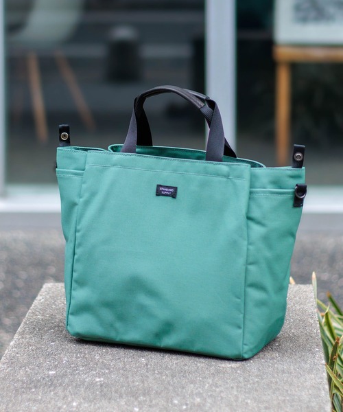 STANDARD SUPPLY（スタンダードサプライ）の「[STANDARD SUPPLY] SIMPLICITY 2WAY FOLD TOTE  / 2ウェイフォールドトート（トートバッグ・レディース・ミント・FREE）」の9枚目の写真