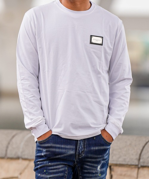 adamsJUGGLER（アダムスジャグラー）の「RTEGプレートロンティー（Tシャツ/カットソー・メンズ・ホワイト/ブラック・S/M/L/XL/XXL）」の14枚目の写真