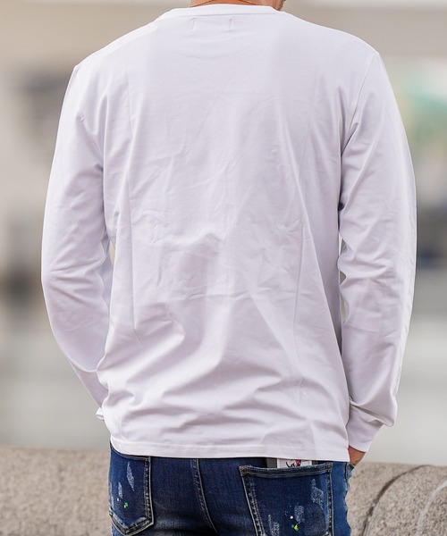 adamsJUGGLER（アダムスジャグラー）の「RTEGプレートロンティー（Tシャツ/カットソー・メンズ・ホワイト/ブラック・S/M/L/XL/XXL）」の15枚目の写真