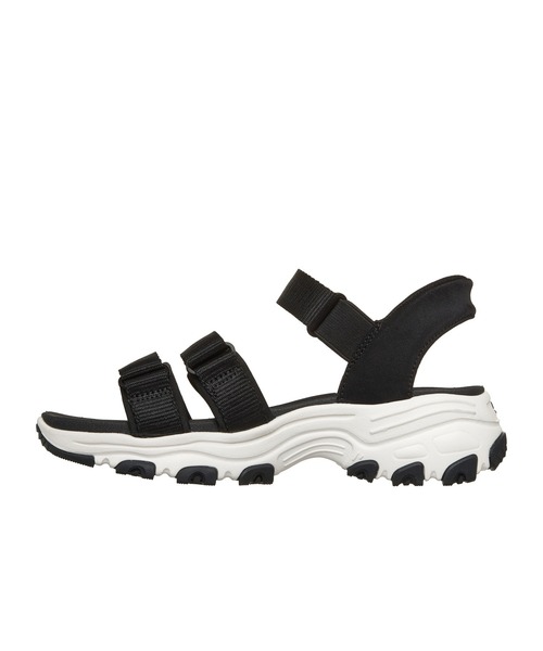 SKECHERS（スケッチャーズ）の「ディーライツ サンダル クラシック キャッチ（サンダル・レディース・ホワイト×ホワイト/ベビーピンク/ブラック×ブラック・25cm/23cm/24cm）」の5枚目の写真