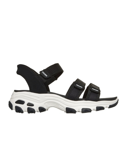 SKECHERS（スケッチャーズ）の「ディーライツ サンダル クラシック キャッチ（サンダル・レディース・ホワイト×ホワイト/ベビーピンク/ブラック×ブラック・25cm/23cm/24cm）」の6枚目の写真