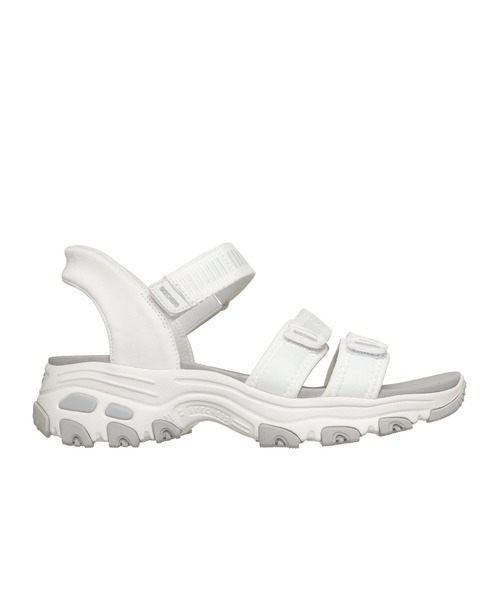 SKECHERS（スケッチャーズ）の「ディーライツ サンダル クラシック キャッチ（サンダル・レディース・ホワイト×ホワイト/ベビーピンク/ブラック×ブラック・25cm/23cm/24cm）」の10枚目の写真