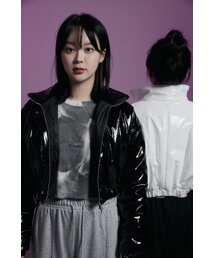 APOSTROPHE COMMA（アポストロフィコンマ）の「ハイグロシーショートパディングジャケット(ブラック)（ダウンジャケット/コート）」