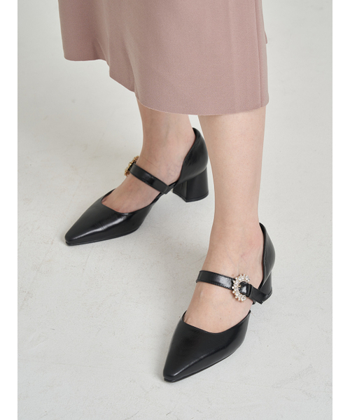HAILEY（ヘイリ）の「HJ23111_2colors（パンプス・レディース・ホワイト/ブラック・22.5cm/23cm/23.5cm/24cm/24.5cm/25cm/25.5cm）」の4枚目の写真