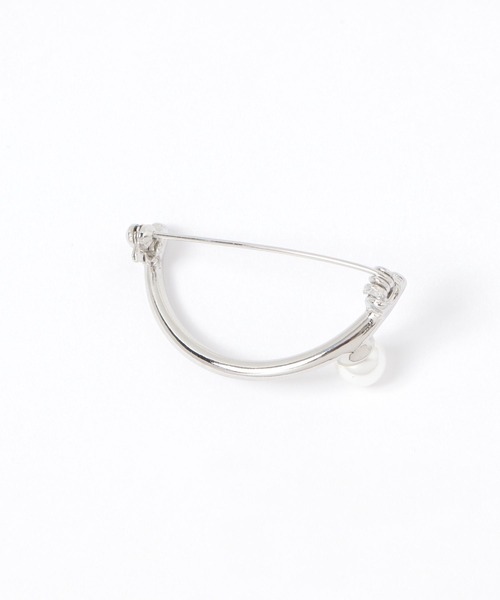 studio CLIP(スタディオクリップ)の「セミサークルパールブローチ(ブローチ/コサージュ・レディース・その他2/その他1・FREE)」の5枚目の写真