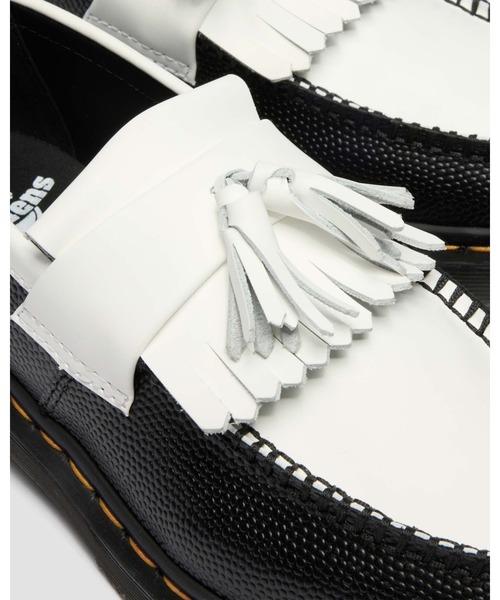 Dr. Martens(ドクターマーチン)の「Dr. Martens/ドクターマーチン ADRIAN ブラックホワイト ローファー シューズ 42981001(ローファー・メンズ・ブラック×ホワイト・UK3/UK11/UK10/UK9/UK8/UK7/UK6/UK5/UK4)」の4枚目の写真