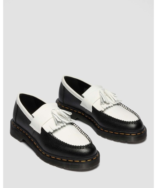 Dr. Martens(ドクターマーチン)の「Dr. Martens/ドクターマーチン ADRIAN ブラックホワイト ローファー シューズ 42981001(ローファー・メンズ・ブラック×ホワイト・UK3/UK11/UK10/UK9/UK8/UK7/UK6/UK5/UK4)」の5枚目の写真