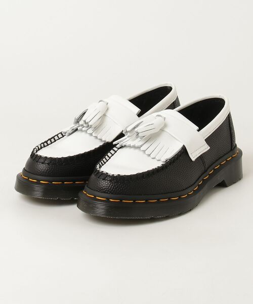 Dr. Martens(ドクターマーチン)の「Dr. Martens/ドクターマーチン ADRIAN ブラックホワイト ローファー シューズ 42981001(ローファー・メンズ・ブラック×ホワイト・UK3/UK11/UK10/UK9/UK8/UK7/UK6/UK5/UK4)」の10枚目の写真