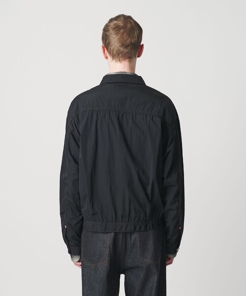 MONKEY TIME（モンキータイム）の「ビンテージ タフタ トラッカー ジャケット（ブルゾン・メンズ・ネイビー/ブラック・S/M/L/XL）」の15枚目の写真