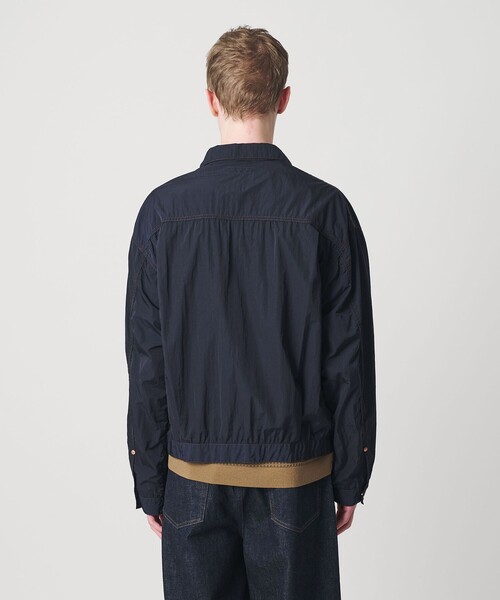 MONKEY TIME（モンキータイム）の「ビンテージ タフタ トラッカー ジャケット（ブルゾン・メンズ・ネイビー/ブラック・S/M/L/XL）」の20枚目の写真