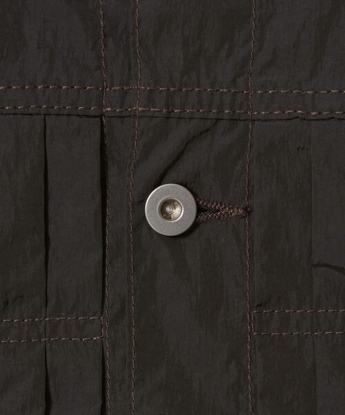 MONKEY TIME（モンキータイム）の「ビンテージ タフタ トラッカー ジャケット（ブルゾン・メンズ・ネイビー/ブラック・S/M/L/XL）」の3枚目の写真