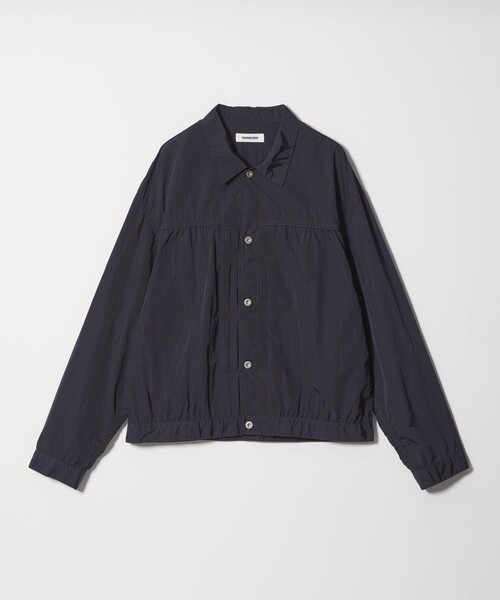 MONKEY TIME（モンキータイム）の「ビンテージ タフタ トラッカー ジャケット（ブルゾン・メンズ・ネイビー/ブラック・S/M/L/XL）」の4枚目の写真