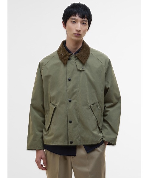 Barbour（バブアー）の「【TRANSPORT / トランスポート】ピーチスキン コットン ショートレングスブルゾン（ブルゾン・メンズ・ダークグリーン/グリーン/ライトベージュ/オリーブ/ベージュ・36/34/42/40/38）」の4枚目の写真