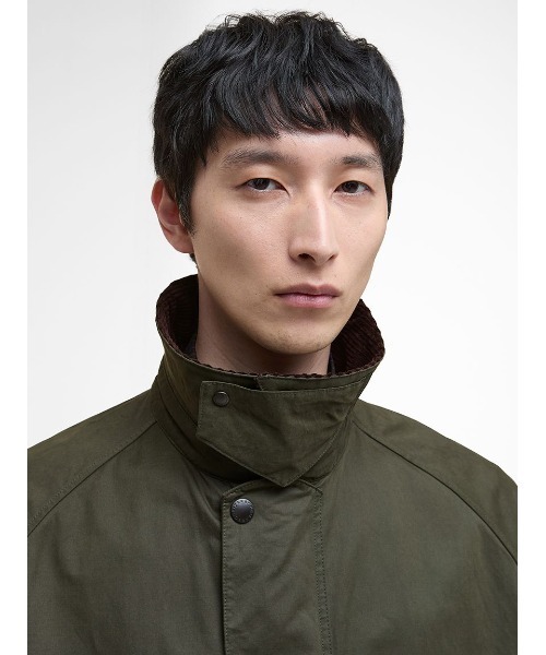 Barbour（バブアー）の「【TRANSPORT / トランスポート】ピーチスキン コットン ショートレングスブルゾン（ブルゾン・メンズ・ダークグリーン/グリーン/ライトベージュ・36/34/42/40/38）」の11枚目の写真