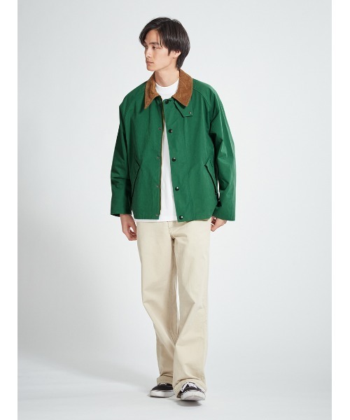 Barbour（バブアー）の「【TRANSPORT / トランスポート】ピーチスキン コットン ショートレングスブルゾン（ブルゾン・メンズ・ダークグリーン/グリーン/ライトベージュ・36/34/42/40/38）」の18枚目の写真