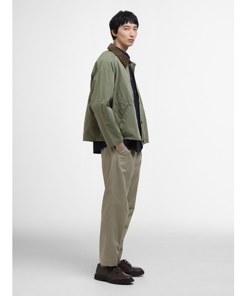 Barbour（バブアー）の「【TRANSPORT / トランスポート】ピーチスキン コットン ショートレングスブルゾン（ブルゾン・メンズ・ダークグリーン/グリーン/ライトベージュ/オリーブ/ベージュ・36/34/42/40/38）」の11枚目の写真