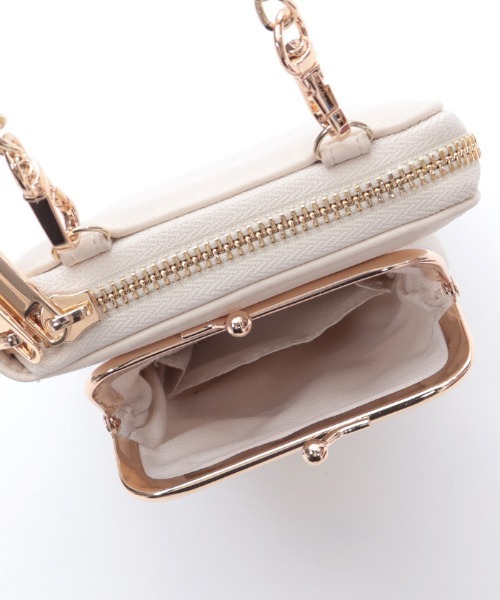 axes femme（アクシーズファム）の「リボン刺繍キルトショルダー（ショルダーバッグ・レディース・ピンク系その他/ブラック/キナリ・FREE）」の10枚目の写真