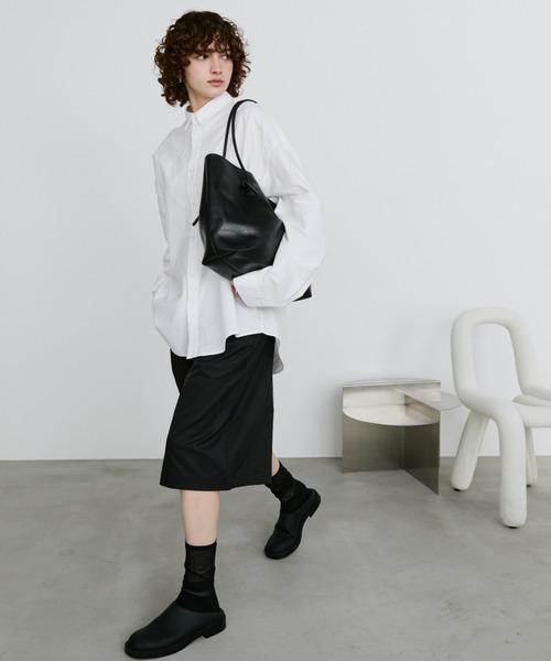 arholiday.standard(エーアールホリデースタンダード)の「long shoulder tuck tote bag / ロングショルダータックトートバッグ(トートバッグ・レディース・ブラック・FREE)」の16枚目の写真