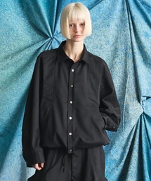 MAISON SPECIAL | 《UNISEX》NISHIKAWA KEORI Prime-Over Wool Curve Shirt/NISHIKAWA KEORI プライムオーバーウールカーブシャツ【MAISON SPECIAL/メゾンスペシャル】■セットアップ対応■(シャツ/ブラウス)