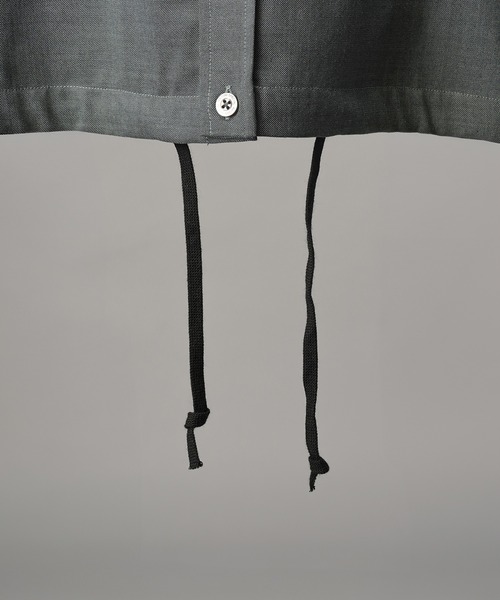 MAISON SPECIAL(メゾンスペシャル)の「《UNISEX》NISHIKAWA KEORI Prime-Over Wool Curve Shirt/NISHIKAWA KEORI プライムオーバーウールカーブシャツ【MAISON SPECIAL/メゾンスペシャル】■セットアップ対応■(シャツ/ブラウス・メンズ・ブラック/グレイッシュベージュ/カーキ・0/1/2)」の19枚目の写真