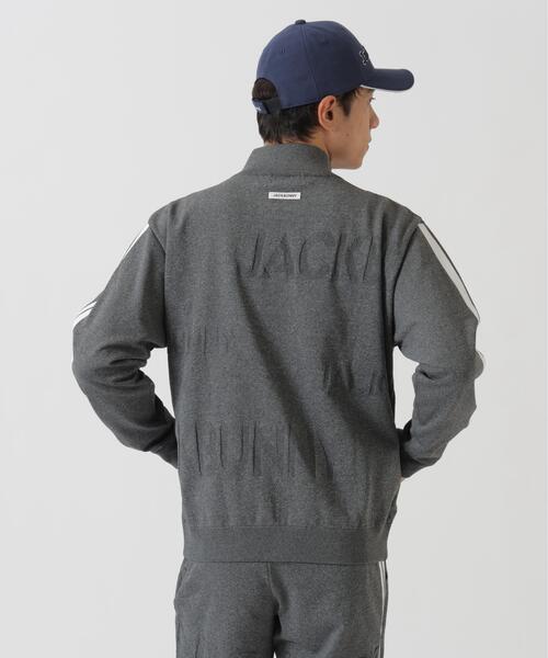 Jack Bunny!!(ジャックバニー)の「【Jack Bunny!!】イージーケアPEロゴカノコフルジップニットブルゾン(ブルゾン・メンズ・ブラック/グレー・MEDIUM/LARGE/X-LARGE)」の12枚目の写真