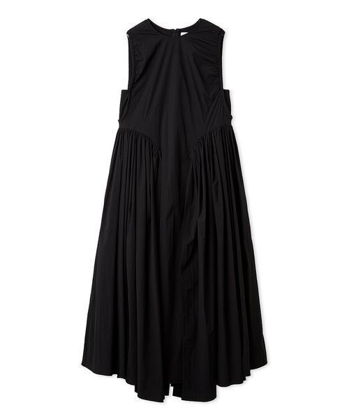 emmi（エミ）の「ギャザーフォルムナイロンワンピース（ワンピース・レディース・オフホワイト/ブラック/イエロー/レッド・1/0）」の3枚目の写真