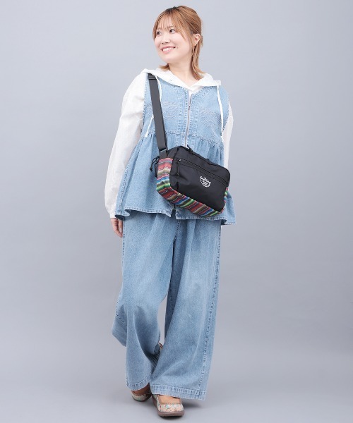 チチカカ（チチカカ）の「セパレートショルダーバッグ（ショルダーバッグ・レディース・ベージュ/その他1/ブラック・FREE）」の4枚目の写真