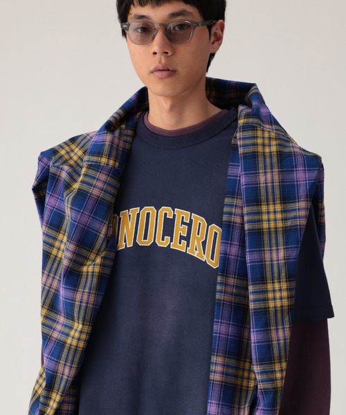 BEAMS(ビームス)の「スーベニア Tシャツ【ワイドフィット】(Tシャツ/カットソー・メンズ・ネイビー/チャコールグレー/ブラック・XL/L/M/S)」の4枚目の写真