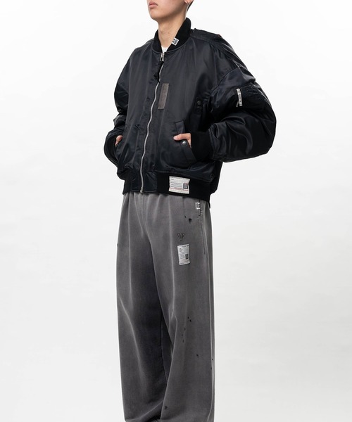 Maison MIHARA YASUHIRO（メゾンミハラヤスヒロ）の「【MIHARAYASUHIRO/ミハラヤスヒロ】BACK VEST BOMBER JACKET（MA-1・メンズ・カーキ/ブラック・48/46/44）」の16枚目の写真