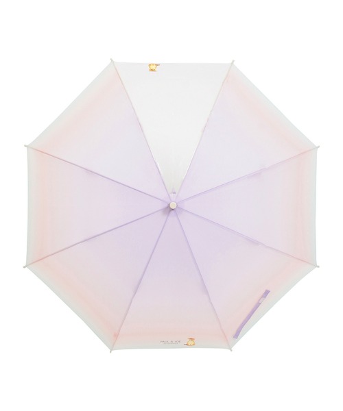 PAUL&JOE(ポールアンドジョー)の「キッズ 子供 長傘 雨傘 UVカット 透明コマ付 ”グラデーション ヌネット”(長傘・キッズ・ミント/ライトパープル・55/50)」の12枚目の写真