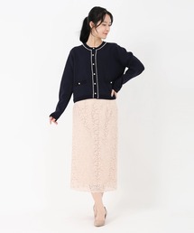 STRAWBERRY-FIELDS（ストロベリーフィールズ）の「アデルポリー_パールトリミングジャケット（カーディガン/ボレロ）」